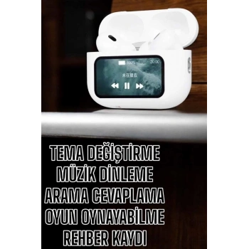 Nevamel Kablosuz Yeni Nesil Bluetooth Bağlantılı Dokunmatik Ekranlı Kulak İçi Pro