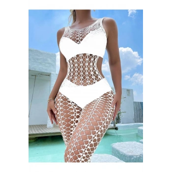 Nevamel® Kadın Seksi Fantazi File Çorabı Utra Esnek Büyük Beden Uygun