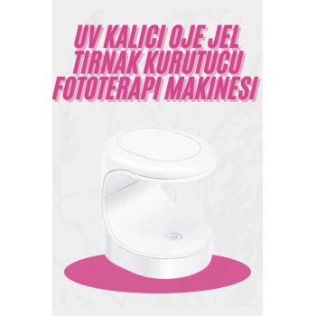 Nevamel Kalıcı Oje Kurutucu Mini UV Işınlı Taşınabilir Hızlı ve Pratik Oje Kurutucu