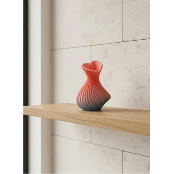 Nevamel® Kalp Tasarımlı Modern Dekor Vazo 15 cm Şık ve Estetik Görünüm