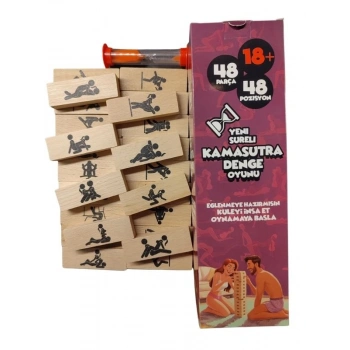 Nevamel® Kamasutra Denge Oyunu 48 Pozisyonlu Yetişkin Eğlence Oyunu
