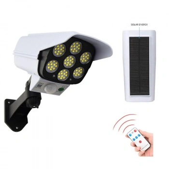 Nevamel® Kamera Görünümlü Solar Hareket Sensörlü Dış Mekan Led Lamba
