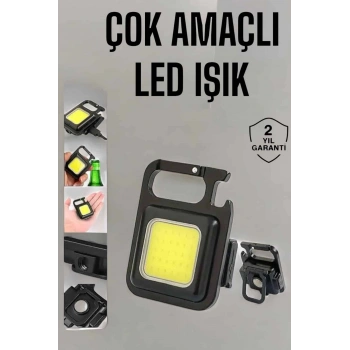 Nevamel Kamp Işığı Çok Fonksiyonlu Taşınabilir Anahtarlık Kapak Açma Manyetik Özelliği