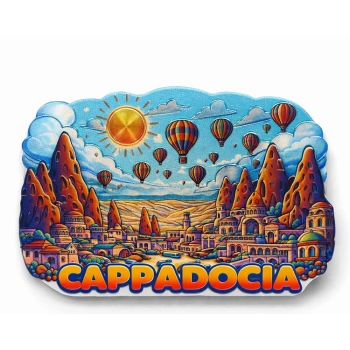 Nevamel® Kapadokya Temalı Silikon Buzdolabı Magneti Model 5