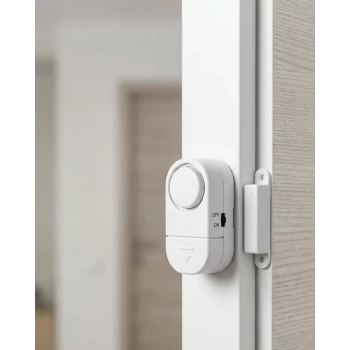 Nevamel® Kapı Pencere Alarmı Manyetik Sensörlü 90 dB Güçlü Sesli Güvenlik Alarm Sistemi