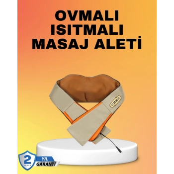 Nevamel® Kas Ağrılarına İyi Gelen Ovmalı Isıtmalı Boyun Omuz Bel Masaj Aleti