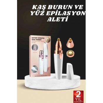 Nevamel Kaş Burun Ve Yüz Epilasyon Aleti Kablosuz Şarjlı Kökten Alan Epilasyon Aleti