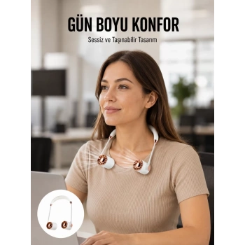 Nevamel® Katlanabilir Asılabilir Fan | USB Şarjlı 3 Vitesli Sessiz Mini Fan Yeni Nesil