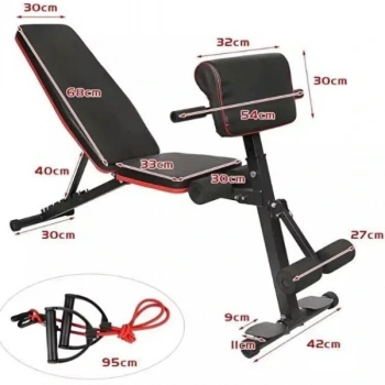 Nevamel Katlanabilir Ayarlanabilir Mekik Ve Ağırlık Sehpası