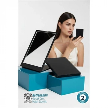 Nevamel® Katlanabilir İkili Cep Aynası Seti – Ultra Net Cam & Ergonomik Kompakt Tasarım