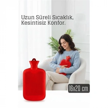 Nevamel® Kauçuk Sıcak Su Torbası –16x20 cm Termofor | Termal Torba
