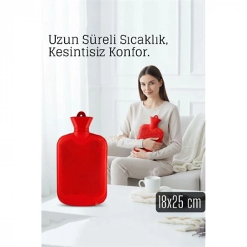 Nevamel® Kauçuk Sıcak Su Torbası –18x25 cm Termofor | Termal Torba