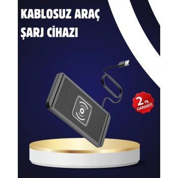 Nevamel Kaymaz Manyetik Kablosuz Şarj Pedi – Araç Ofis ve Ev Kullanımına Uygun