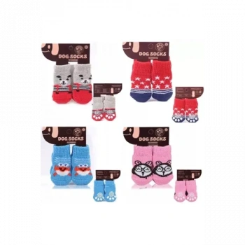 Nevamel Kedi Köpek Kaydırmaz Örme Çorap