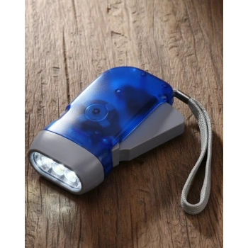 Nevamel® Kendiliğinden Şarjlı El Feneri Pilsiz Dinamolu 3 LED Taşınabilir