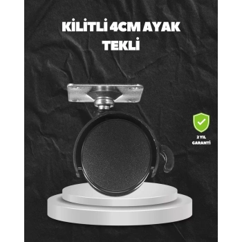 Nevamel® Kilitli 4 cm Evrensel Tekerlek Ayak Tek Adet