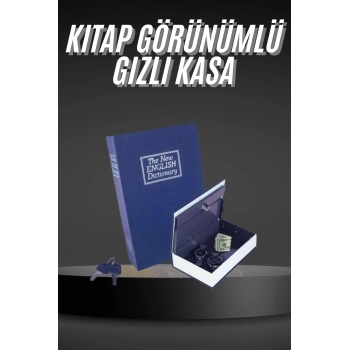 Nevamel Kilitli Gizli Kasa Sözlük Kumbara Kitap Sözlük Görünümlü 18cm