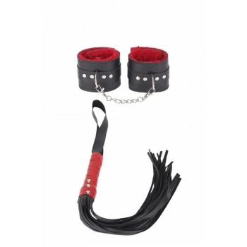 Nevamel® Kırbaç Ve Kelepce İçi Kırmızı İkili Set