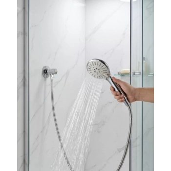 Nevamel® Kireç Önleyici El Duşu Seti Spiral Duş Hortumu Hareketli Duş Askısı