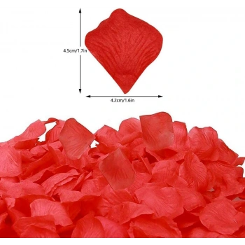 Nevamel Kırmızı Renk Gül Yaprağı – 5 Paket 500 Adet