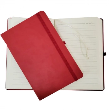 Nevamel Kırmızı Renk Termo Deri Defter