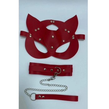 Nevamel® Kırmızı Tasma Set