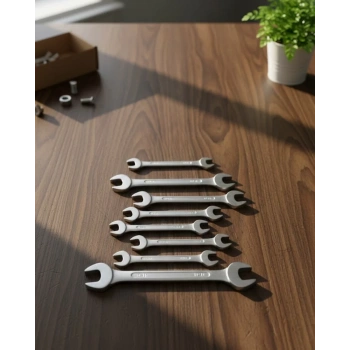 Nevamel® Kombine Açık Ağız Anahtar Seti 8 Parça Çok Amaçlı Kullanım