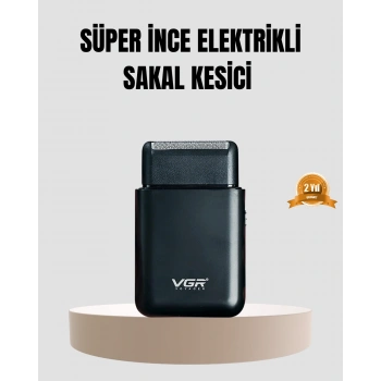 Nevamel® Kompakt Şarjlı Tıraş Makinesi Çift Yönlü Bıçaklı 45 Dakika Kullanım Süreli