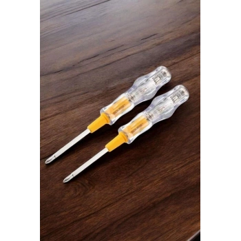 Nevamel Kontrol Kalemi Nikel Kaplama Çift Başlıklı Test Cihazı