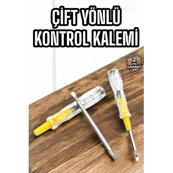 Nevamel Kontrol Kalemi Nikel Kaplama Çift Başlıklı Test Cihazı