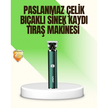 Nevamel Koyu Yeşil Profesyonel Metal Gövdeli Saç Kesme Makinesi