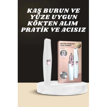 Nevamel Kulak Burun ve Yüz Epilasyon Aleti ve Yüz Masaj Aleti İkili Cilt Bakım Seti