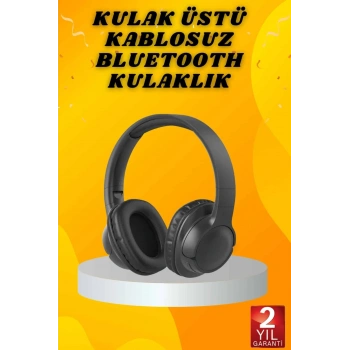 Nevamel Kulak Üstü Bluetooth Kulaklık Ayarlanabiilir Uzun Pil Ömrü Kablosuz 5.0 Bluetooth