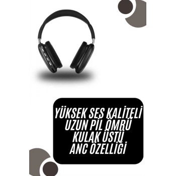 Nevamel Kulak Üstü Kablosuz Bluetooth Kulaklık Yumuşak Süngerli SD Kart Girişli