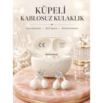 Nevamel® Küpeli Kablosuz Kulaklık Uzun Süreli Batarya Performansı