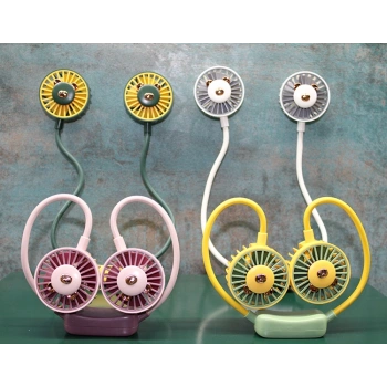 Nevamel Kuromi Şarjlı Boyun Fanı Vantilatör 2 Kademeli