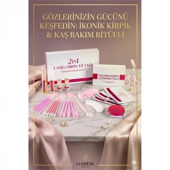 Nevamel® Lash Lift & Brow Lamination 2 in 1 Profesyonel Bakım Seti - 5 Dakikada Hızlı Etki ve Uzun Süre Kalıcılık 722966
