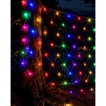 Nevamel® LED Ağ Işık Dekoratif File Aydınlatma Balkon Oda ve Bahçe Süsleme