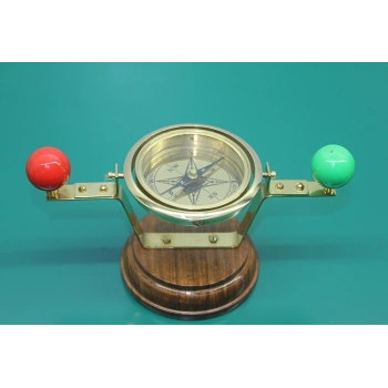 Nevamel Masa Üstü Pirinç Filika Pusulası