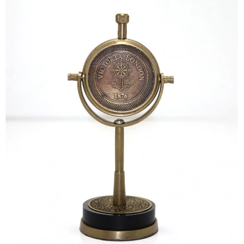 Nevamel Masa Üstü Pirinç Saat Model 4