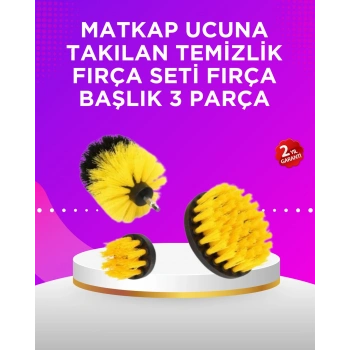 Nevamel Matkap Ucu Temizlik Fırçası Seti Banyo Fayans Zemin İçin