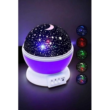 Nevamel Mavi ve Mor Işıklı Star Master Projeksiyon Lambası