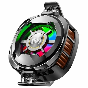 Nevamel MEMO CX06 iOS Android Soğutucu 15W Manyetik + Arka Klips 2si 1 Arada Yarı İletken Soğutma Fanı Radyatörü-(5775)