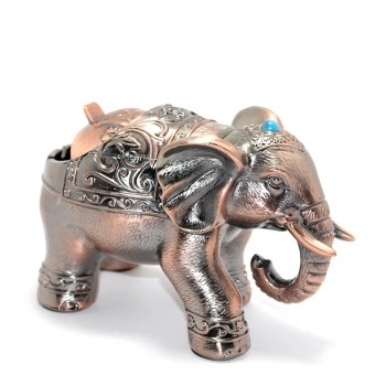 Nevamel Metal Fil Figürlü Küllük Model 1