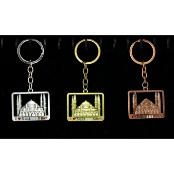 Nevamel Metal Sultanahmet Anahtarlık Kare