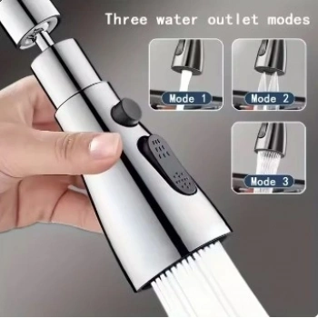 Nevamel® Metalik Musluk Başlığı 3 Fonksiyon