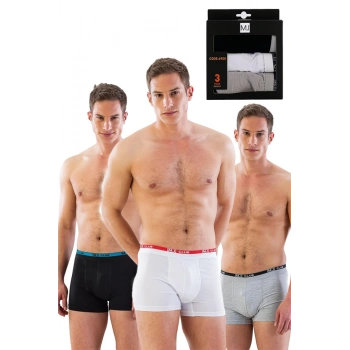 Nevamel® Mi Emay 6900 3Lü Erkek Boxer (Kod:6900)