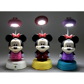 Nevamel Mickey Mouse Masa Üstü Lamba USB Şarjlı Model 1