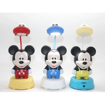 Nevamel Mickey Mouse Masa Üstü Lamba USB Şarjlı Model 2