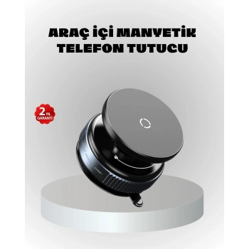 Nevamel® Mıknatıslı Araç Telefon Tutucu Vakum Teknolojili 360° Ayarlanabilir